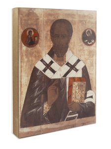 Икона святителя Николая Мирликийского (Чудотворца), дерево, 14х19 см