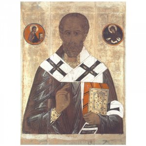 Икона святителя Николая Мирликийского (Чудотворца), дерево, 20х26,7 см
