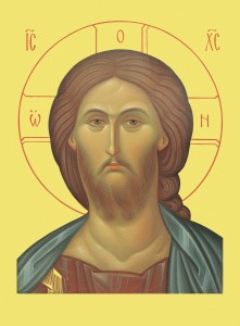 19 Спаситель на желтом фоне 295х400 мм 001006ид40010 без рамки